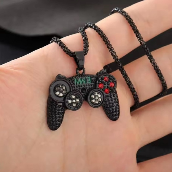 Gamepad Stainless Steel Necklaces For Women Men - Picture 1 of 4